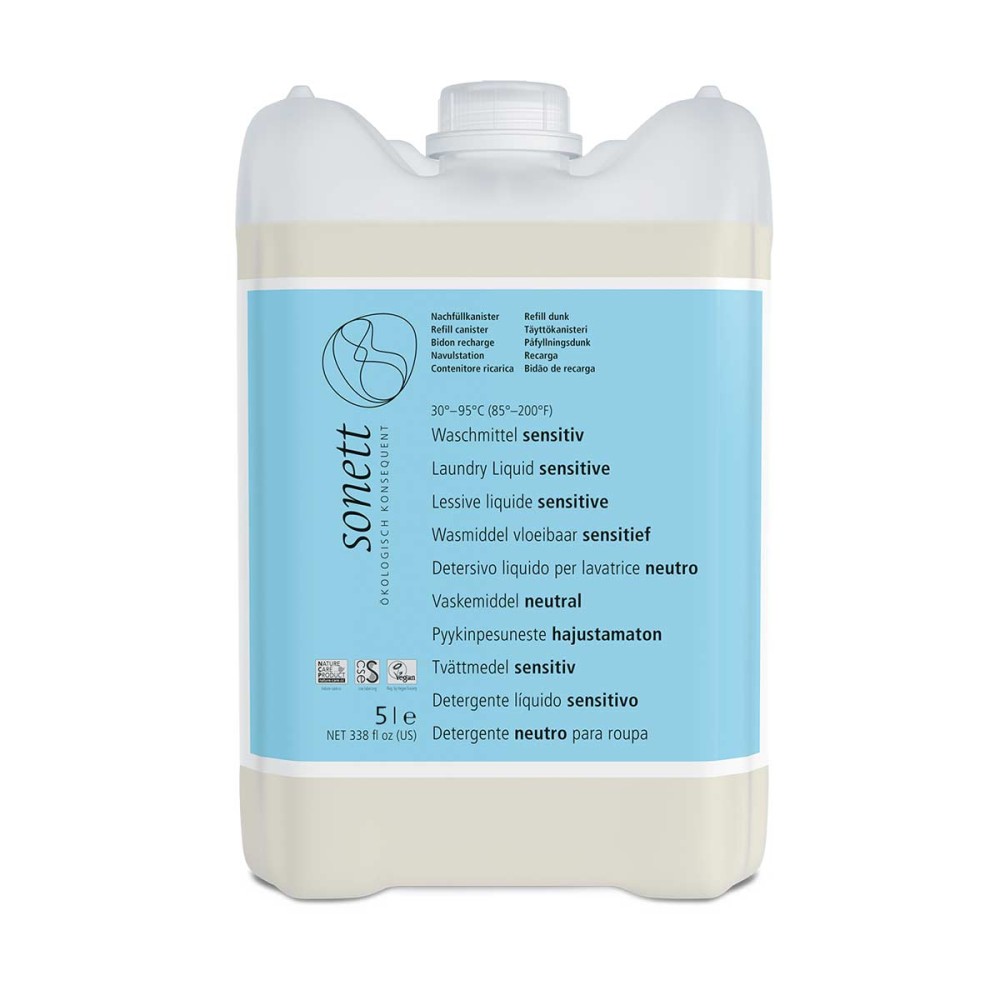 Sonett Organik Kokusuz Çamaşır Deterjanı Hassas Serisi - 5 Lt