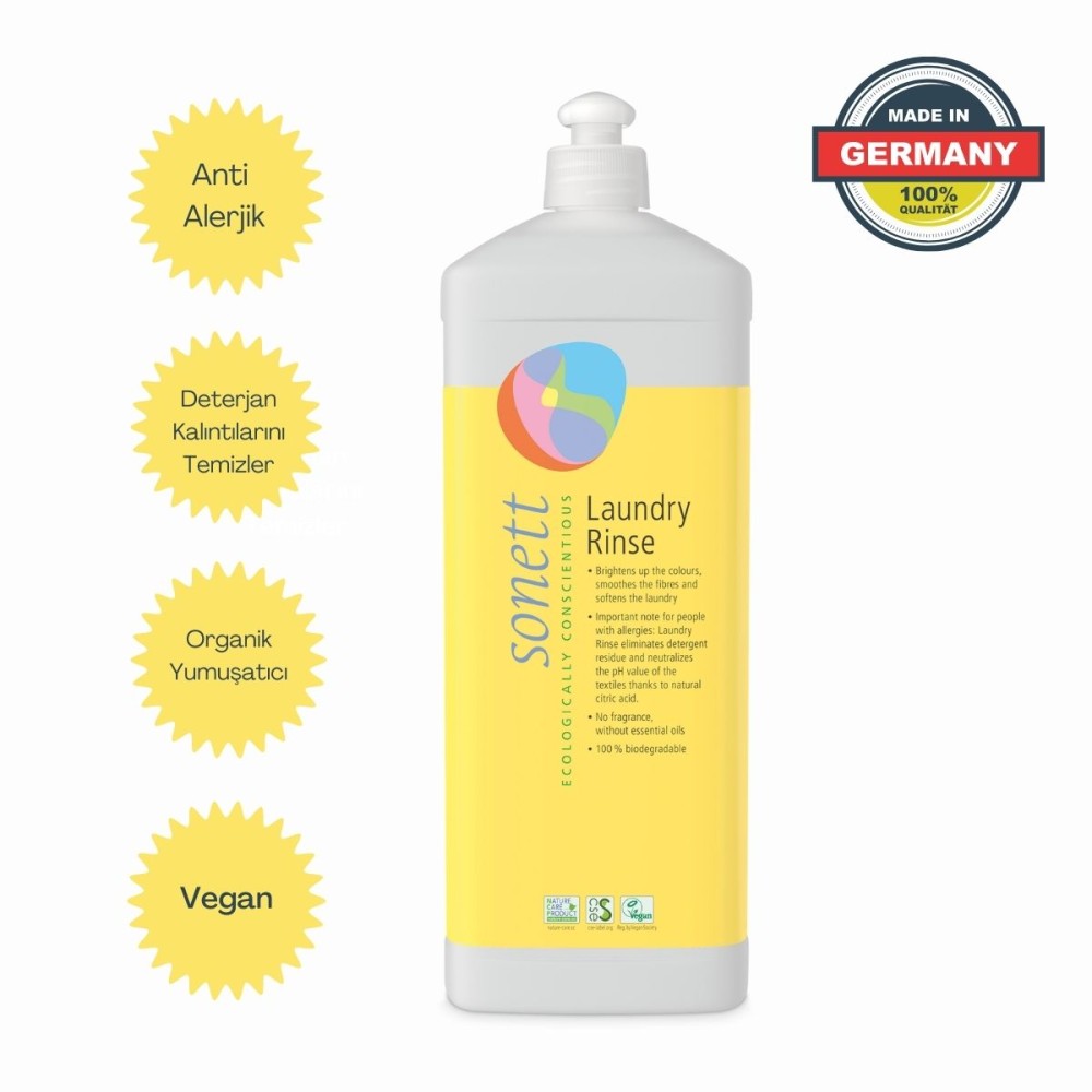 Sonett Organik Çamaşır Yumuşatıcısı 1 Lt