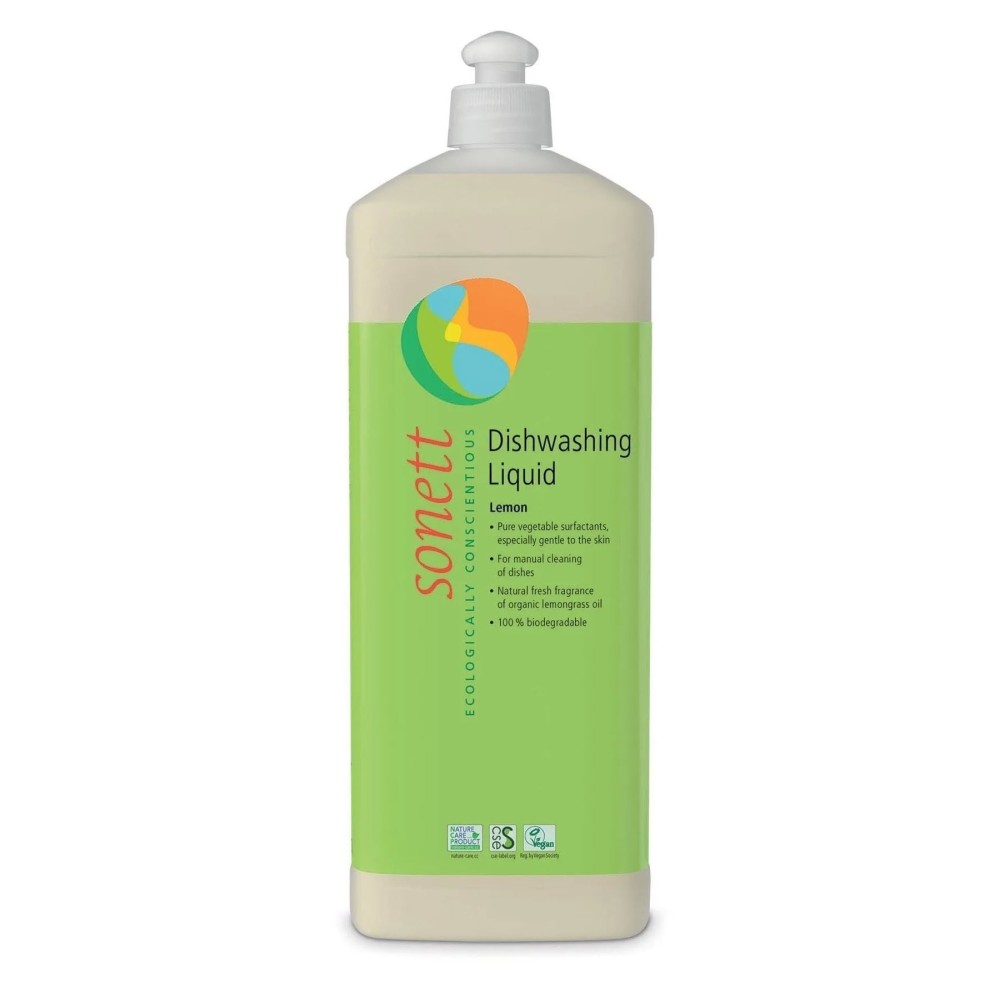 Sonett Bitkisel Elde Bulaşık Yıkama Sıvı Deterjanı - Limonotlu - 1 Lt