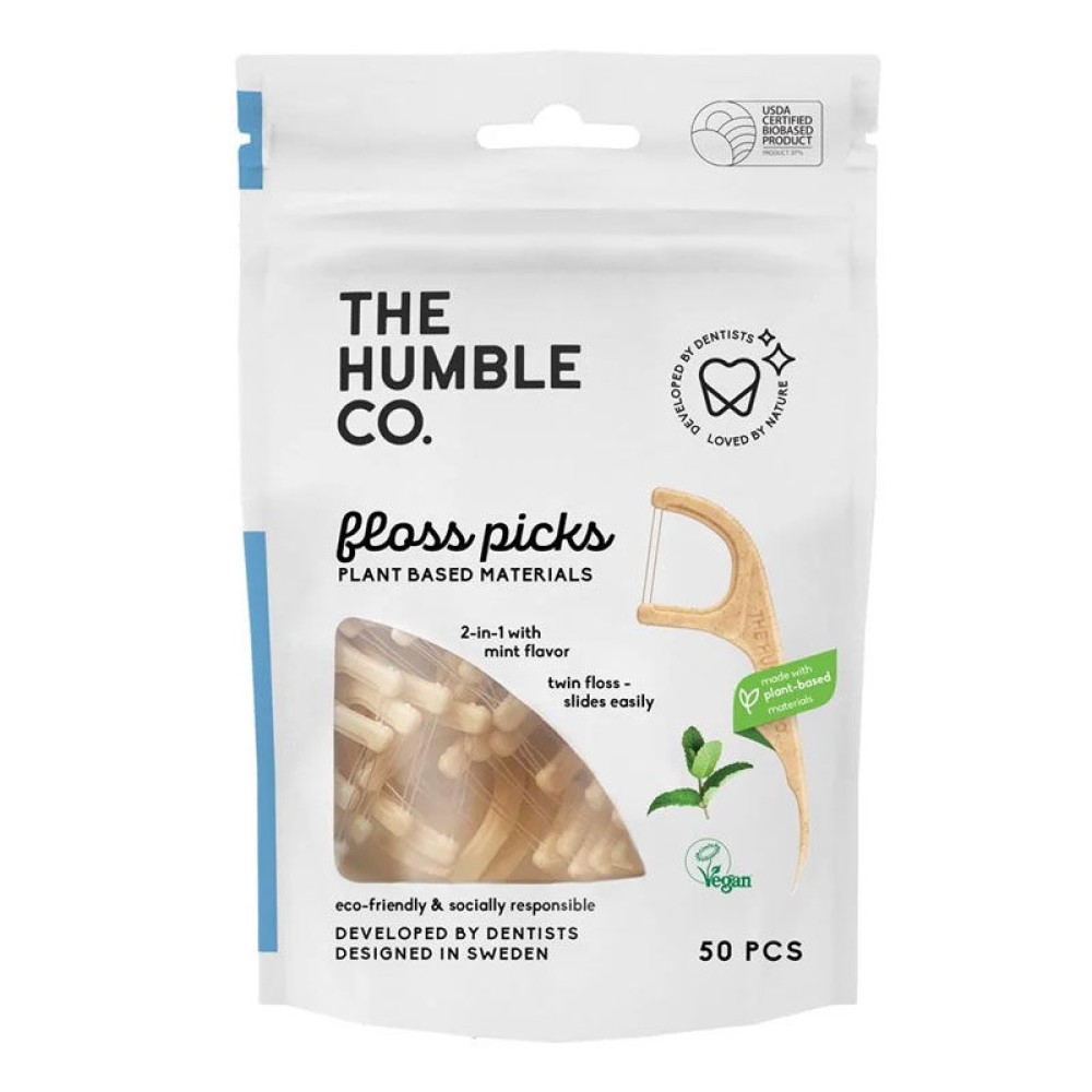 The Humble Co Nane Tadı Kürdanlı Diş İpi 50 Adet