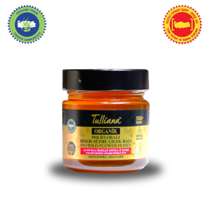 Tulliana Organik Sertifikalı Polifloralı (Çok Çiçekli) Ham Süzme Çiçek Balı 300 gr