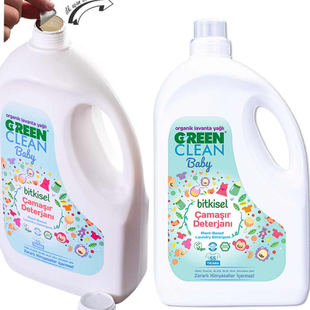 U Green Clean Baby Bitkisel Çamaşır Deterjanı - 2750 ml