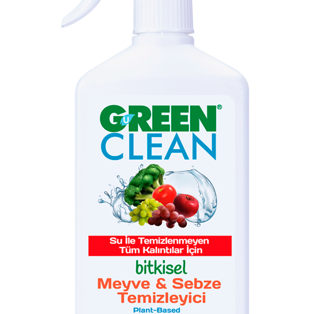 U Green Clean Bitkisel Meyve & Sebze Temizleyici - 500 ml