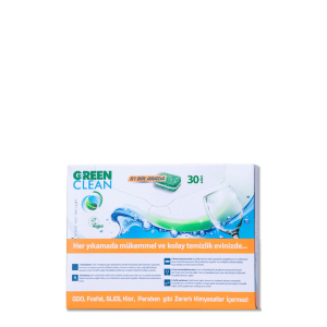 U Green Clean Bitkisel Bulaşık Makinesi Tableti - 30 Adet