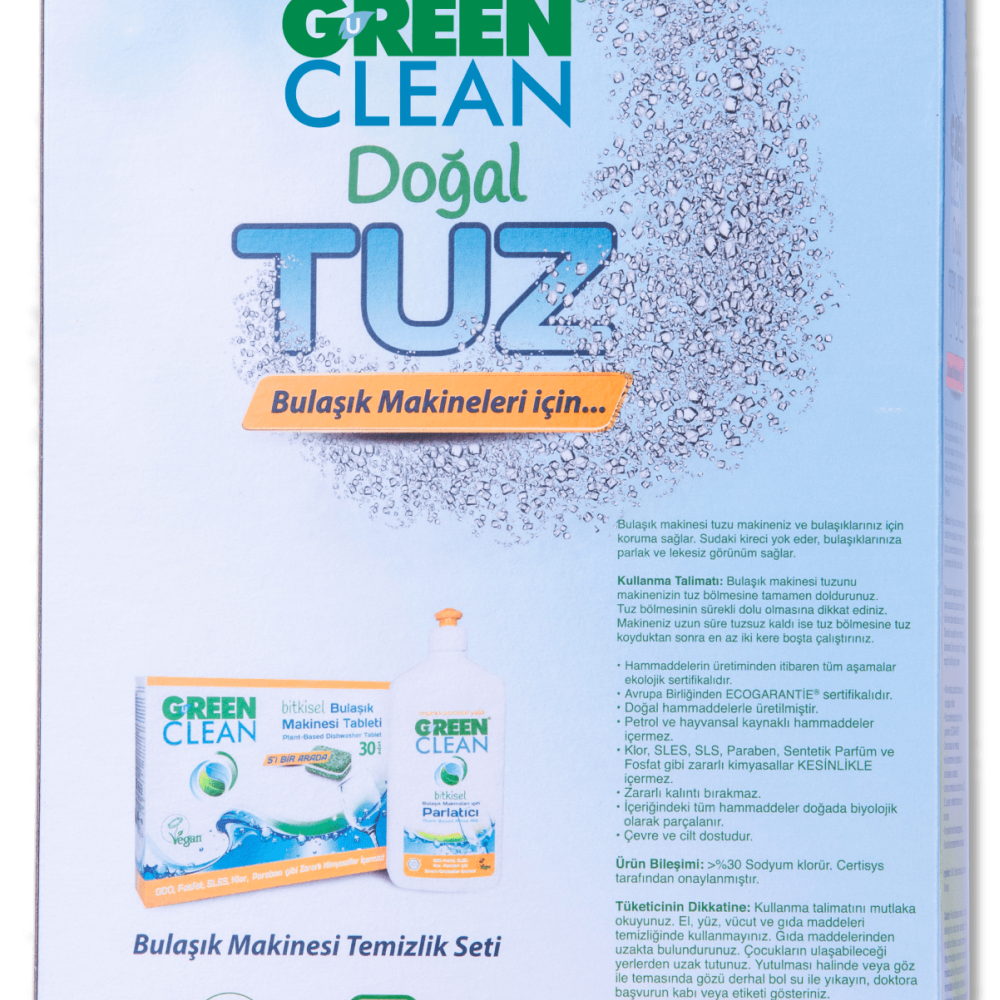 U Green Clean Doğal Tuz - 1500 gr