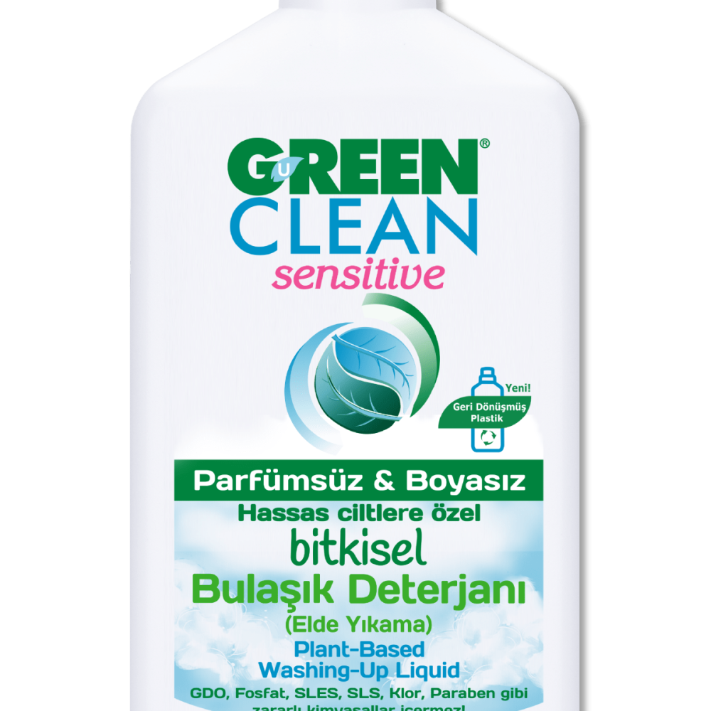 U Green Clean Sensitive Bitkisel Bulaşık Deterjanı - 500 ml