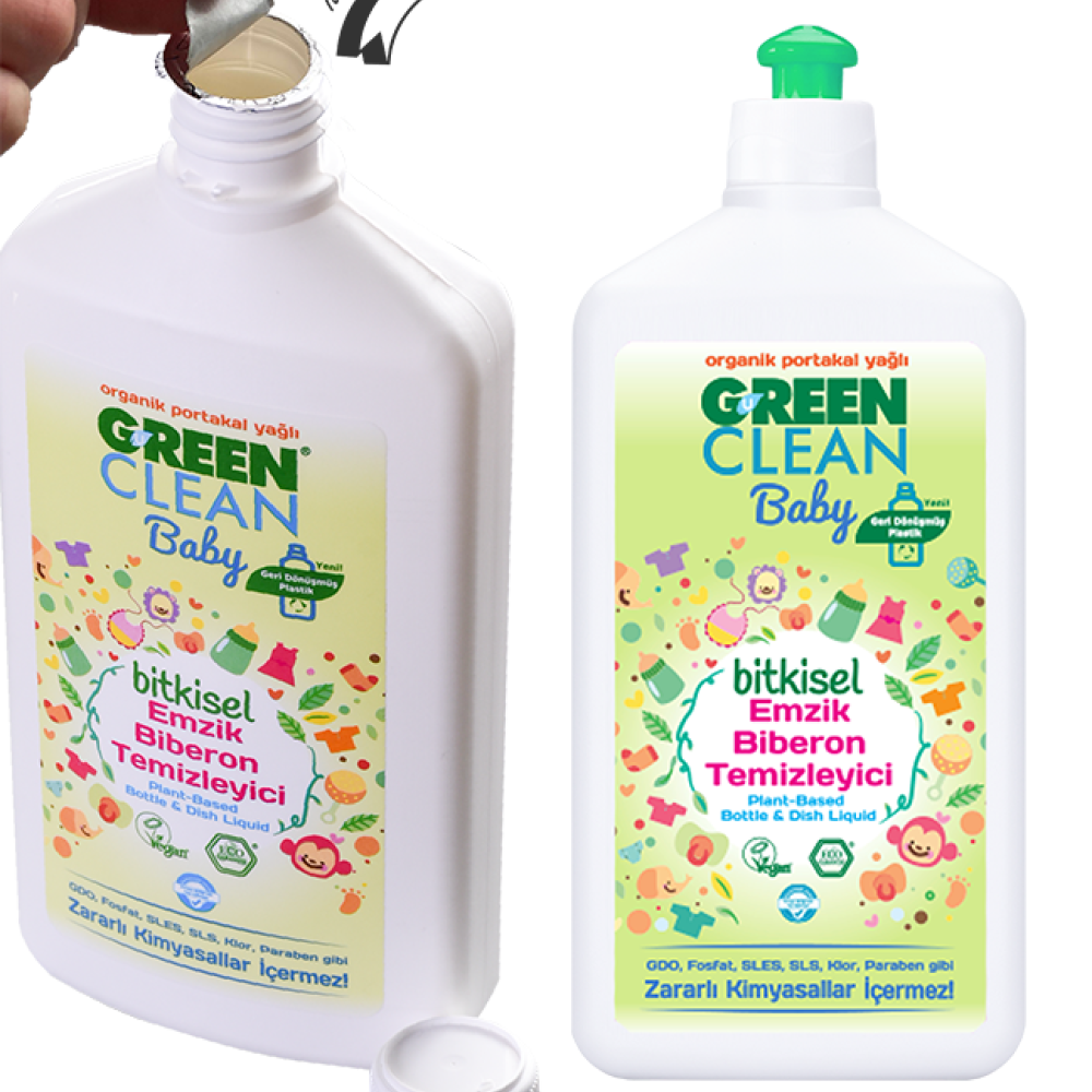 U Green Clean Baby Bitkisel Emzik & Biberon Temizleyici - 500 ml