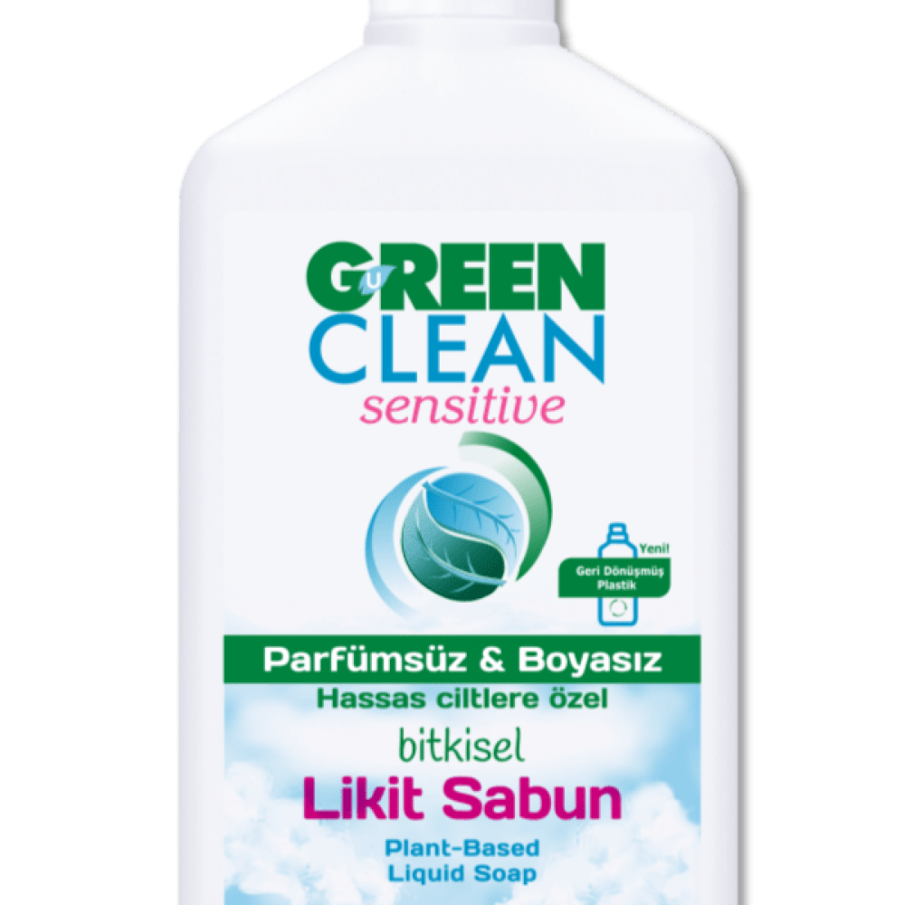 U Green Clean Sensitive Bitkisel Likit Sabun - 500 ml