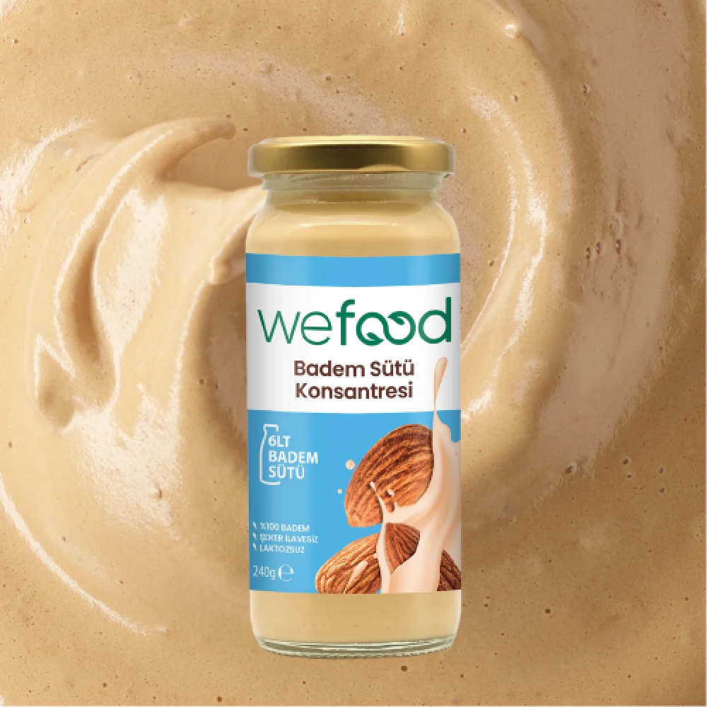 Wefood Konsantre Badem İçeceği (%100 Badem) 240 gr