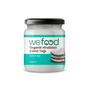 Wefood Organik Hindistan Cevizi Yağı 150 ml (Soğuk Sıkım)