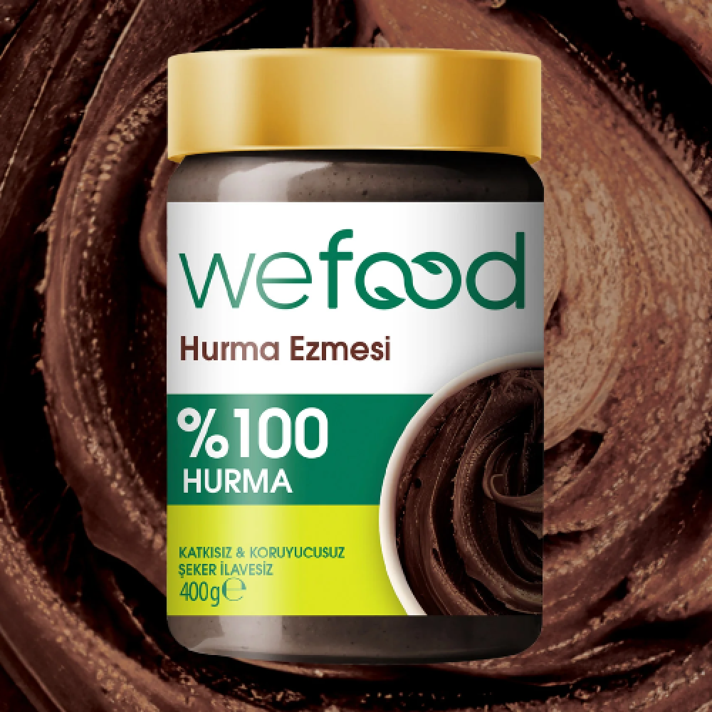 Wefood %100 Sade Hurma Ezmesi 400 gr