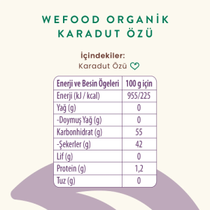 Wefood Karadut Özü 335 gr (Soğuk Sıkım)