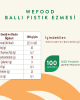 Wefood Şekersiz Ham Ballı Fıstık Ezmesi 300 gr (Fıstık Parçacıklı)