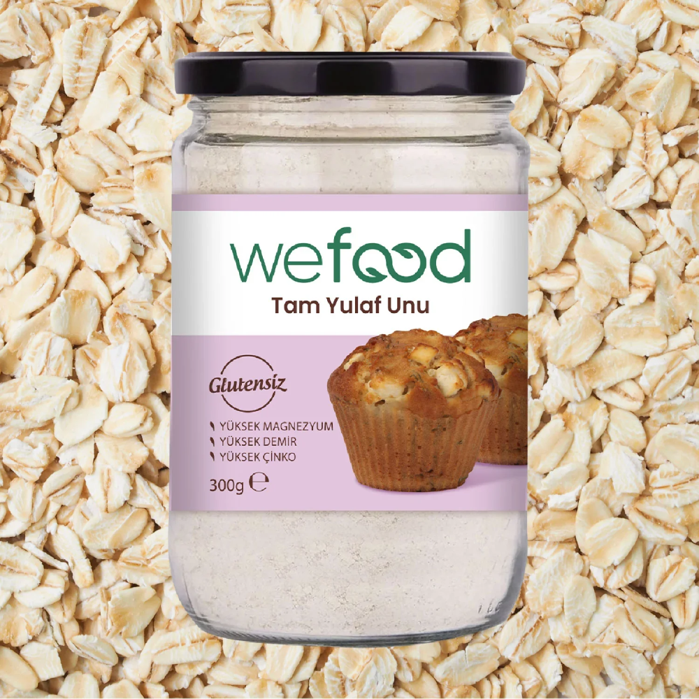 Wefood Glutensiz Tam Yulaf Unu 300 gr