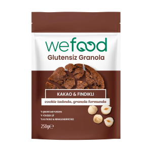 Wefood Glutensiz Granola Kakao & Fındıklı 250 gr