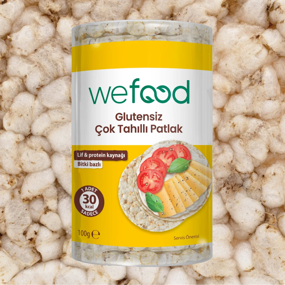 Wefood Çok Tahıllı Patlak 100 gr