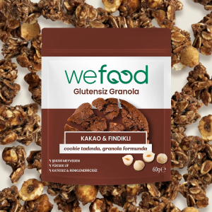 Wefood Glutensiz Granola Bites Kakao & Fındıklı 60 gr