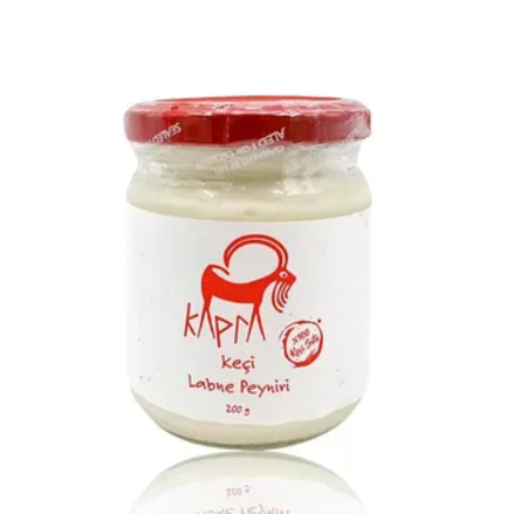 %100 keçi sütü labne peyniri 200 gr paket, katkısız ve sürülebilir doğal keçi labnesi