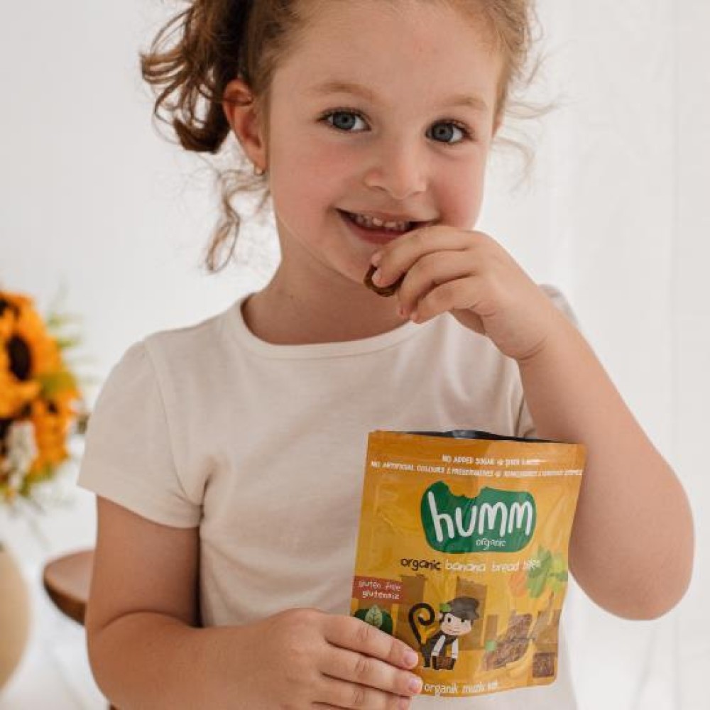 Organik muzlu kek 30 gr paket, glutensiz vegan mini meyveli kek