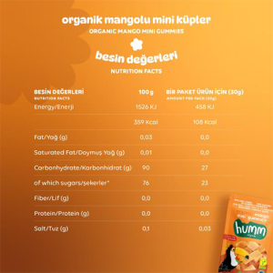 Mangolu Mini Küpler (30 g)