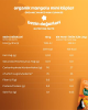 Organik mangolu mini küpler 30 gr paket, glutensiz vegan atıştırmalık