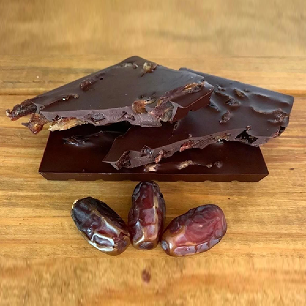%100 bitter çikolata kaplı organik hurma, ilave şekersiz vegan sağlıklı atıştırmalık