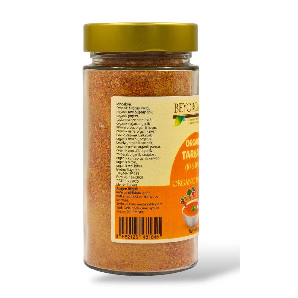Organik 10 Sebzeli Tarhana 400gr (PESTİSİT VE AFLATOKSİN ANALİZLİ)