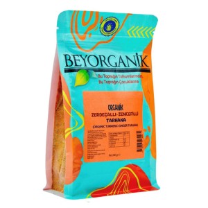 Organik Zencefilli Zerdeçallı Tarhana (Ekstra Sarımsaklı) 300gr