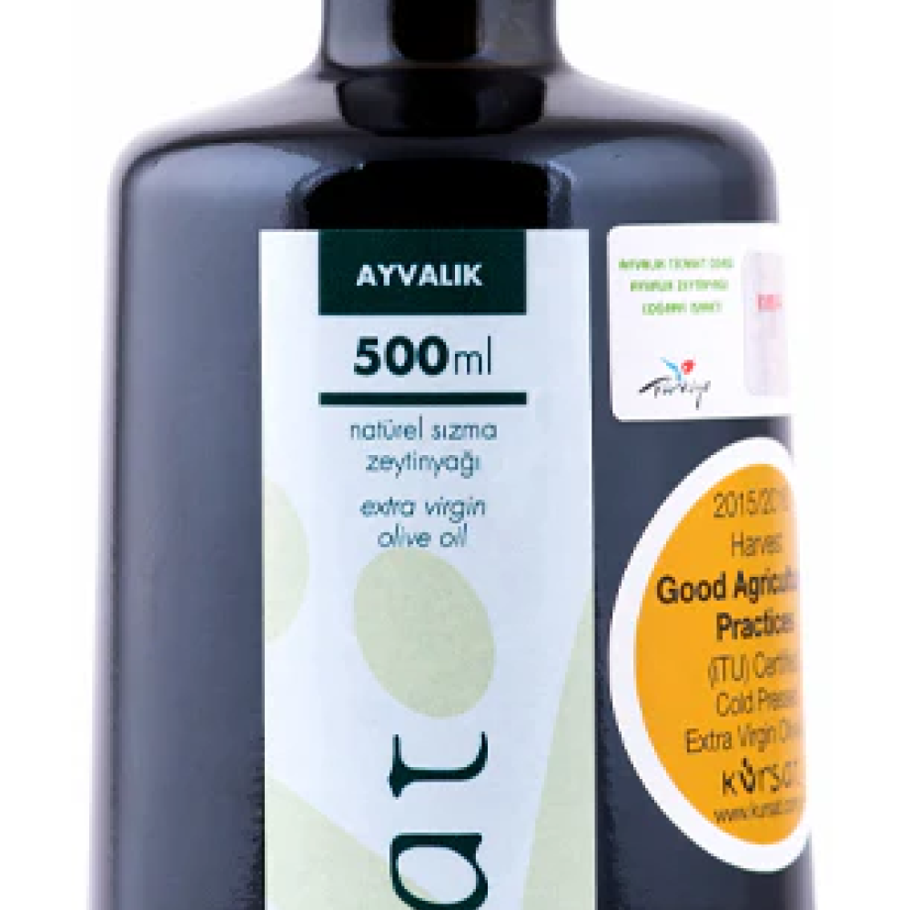 Primula erken hasat naturel sızma zeytinyağı 500 ml koyu yeşil şişe, ışık korumalı ayvalık sızma yağ