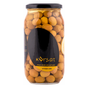 Ayvalık Naturel Çizik Yeşil Zeytin (1000 CC)