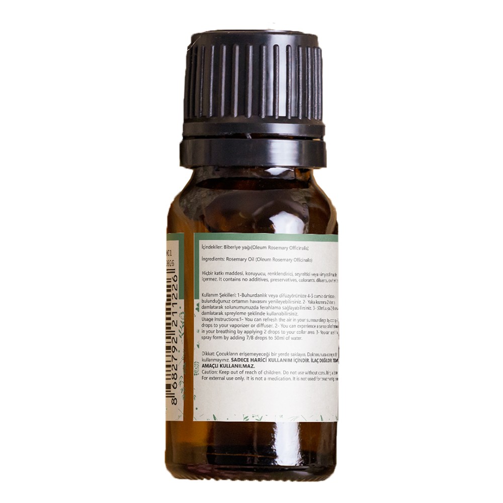 Nisa Organik 10 ML Biberiye Yağı Şişesi