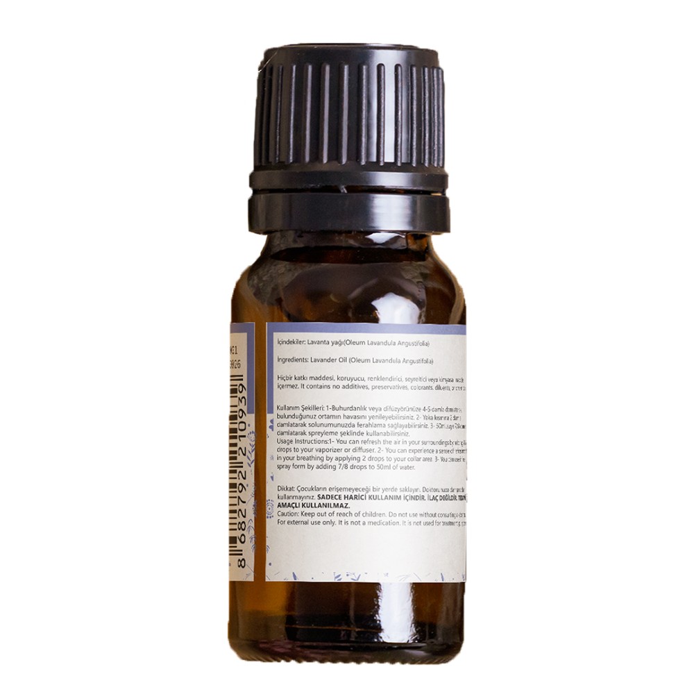 Nisa Organik 10 ML Saf Lavanta Uçucu Yağı Şişesi