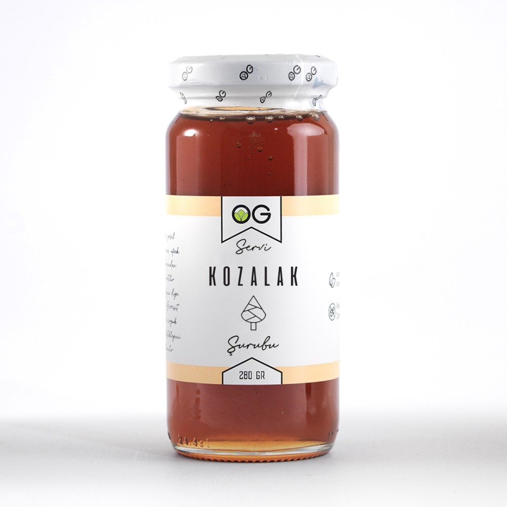 Nisa Organik 280 GR Kozalak Şurubu Cam Şişe