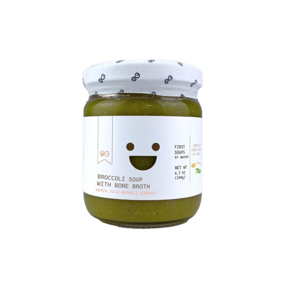 Nisa Organik 190 GR Kemik Sulu Brokoli Çorbası Cam Kavanoz