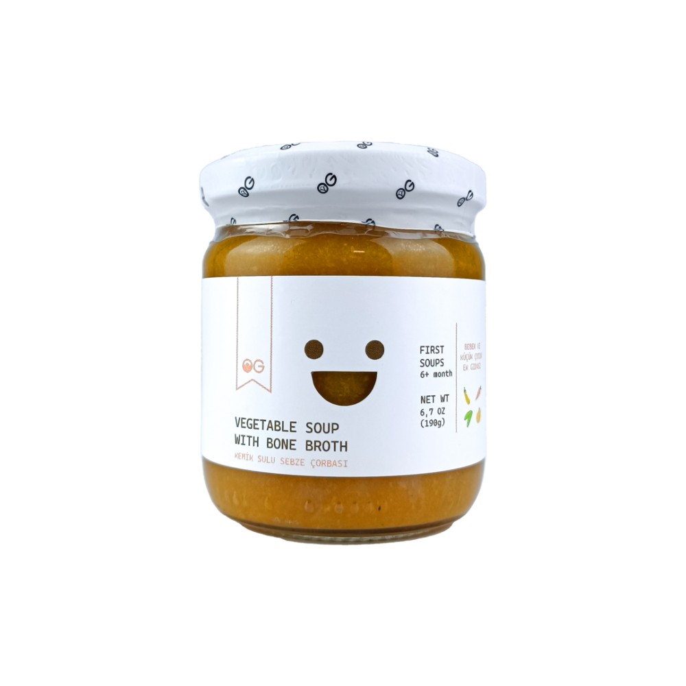 Nisa Organik 190 GR Kemik Sulu Sebze Çorbası Cam Kavanoz