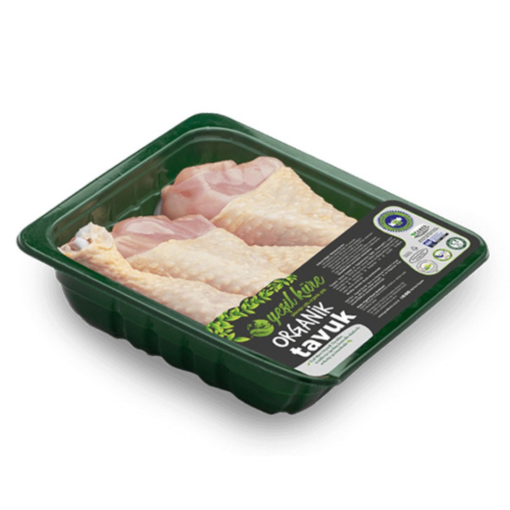 Yeşilküre Organik Tavuk Baget 400–500 g organik sertifikalı doğal tavuk ürünü