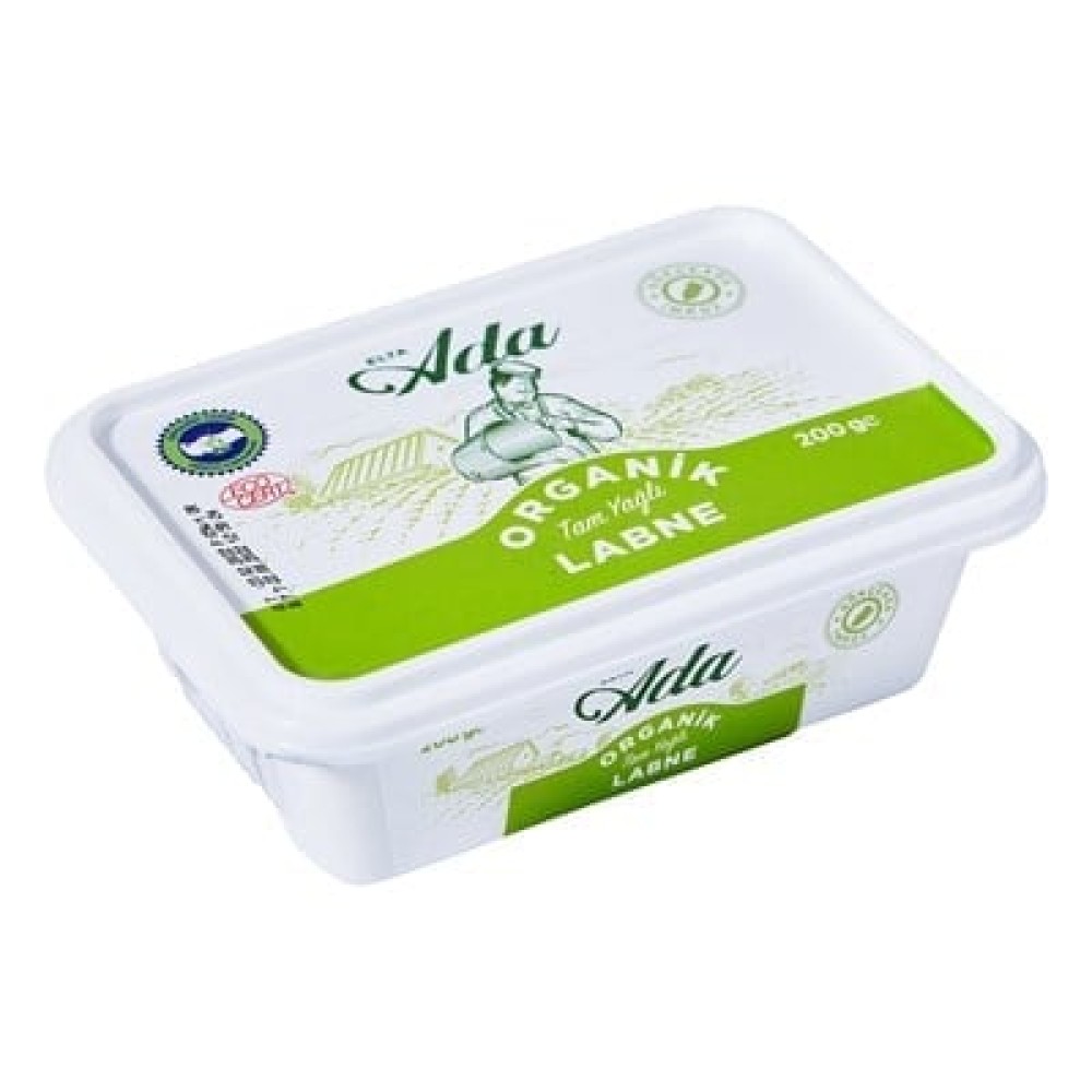 Organik tam yağlı labne peyniri 200 gr kavanoz, Elta-Ada sürülebilir peynir