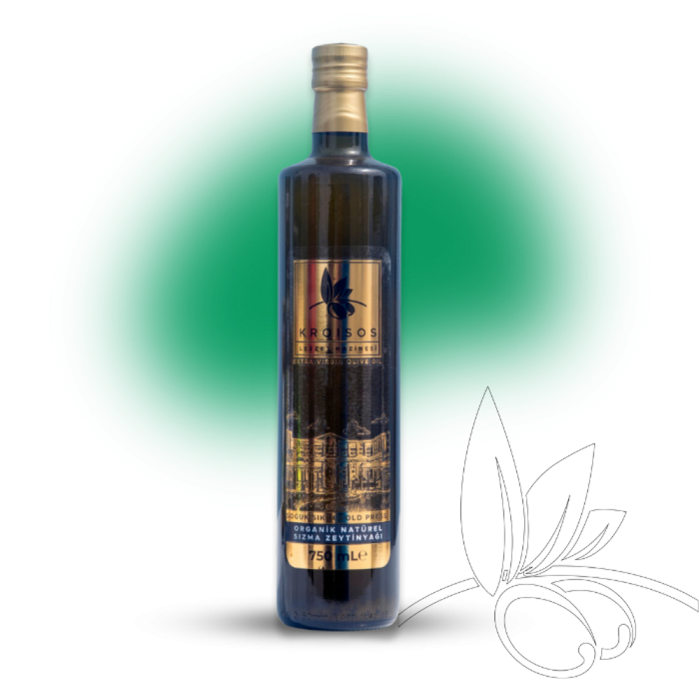 Organik Naturel Sızma Zeytinyağı 750 ml (Soğuk Sıkım)