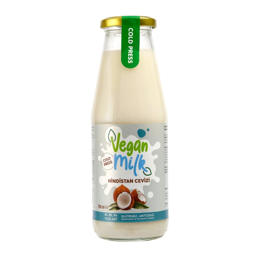 VeganMilk Hindistan Cevizli İçecek 700 ml – Şekersiz & Glutensiz