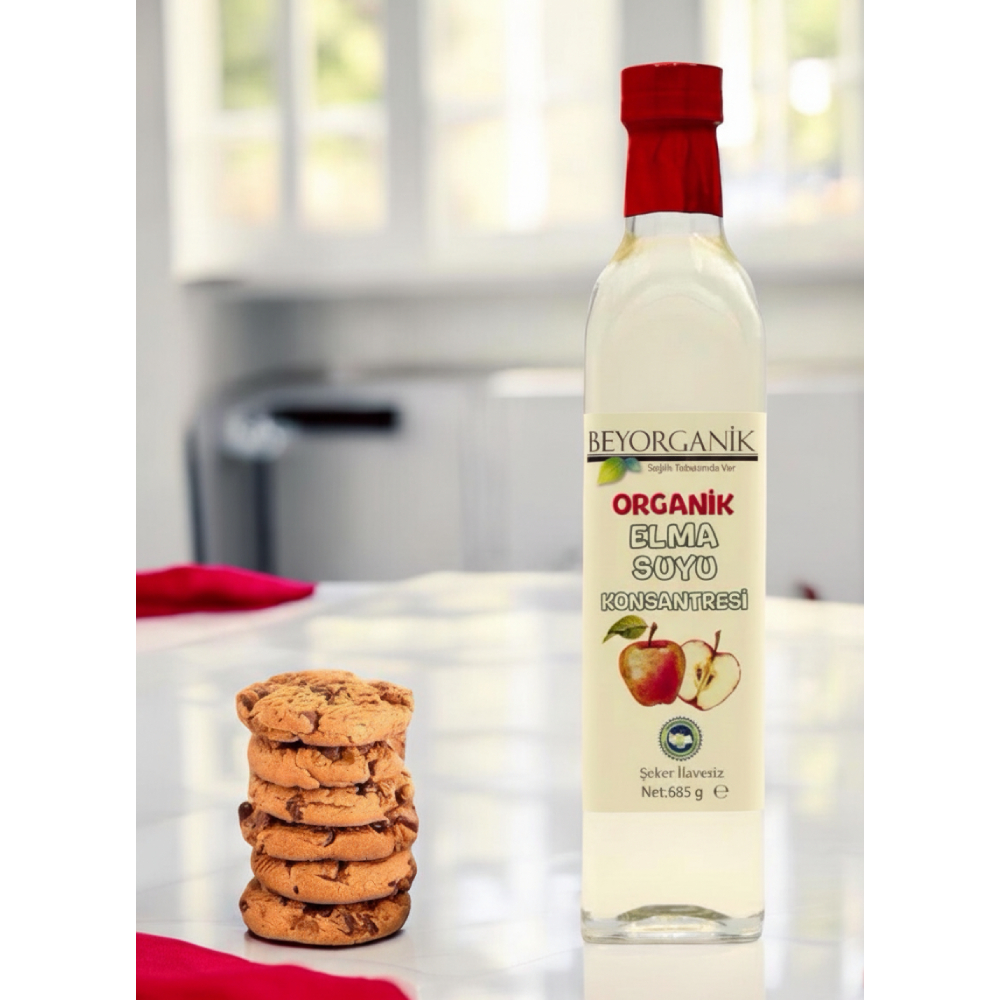 Organik Elma Suyu Konsantresi (685 ml)