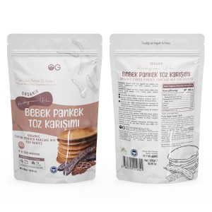 Keçiboynuzu Unlu Bebek Pankek Toz Karışımı 300 Gr +8 Ay