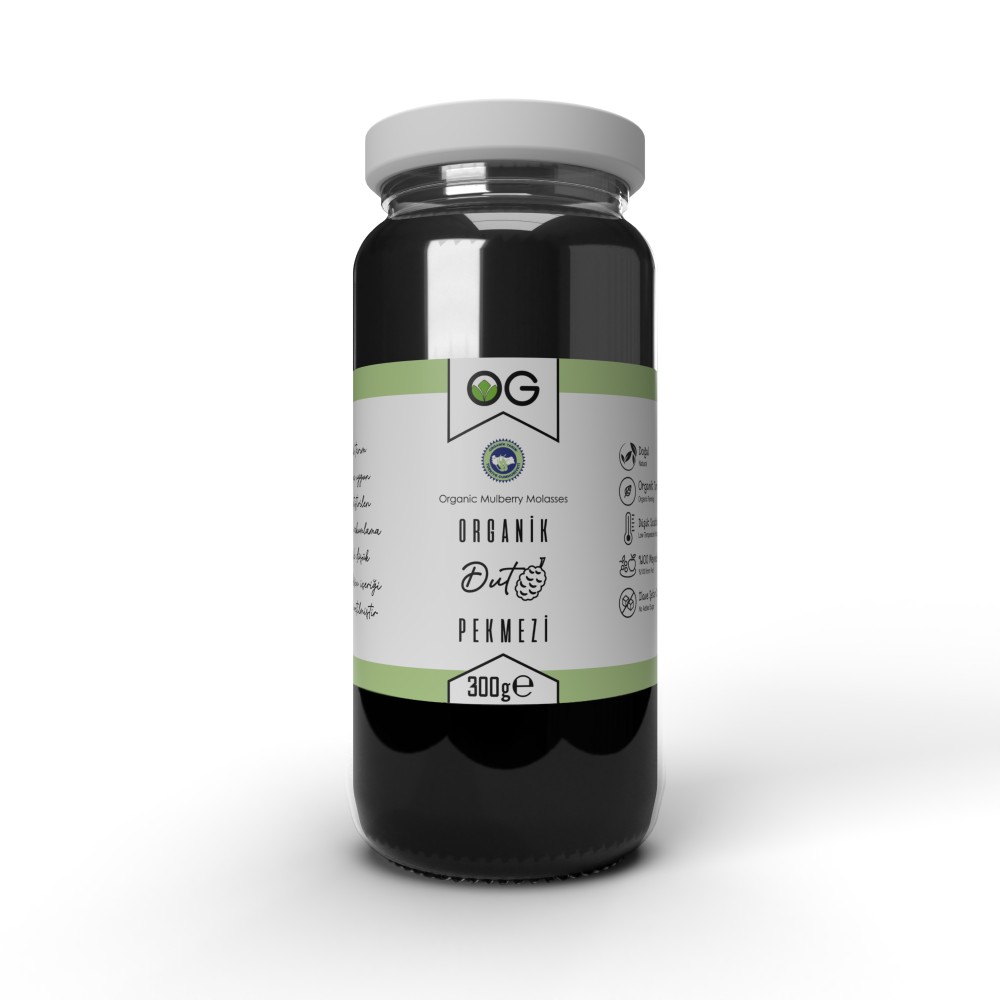 Nisa Organik 300 GR Organik Dut Pekmezi Cam Kavanoz