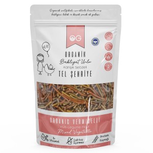 Karışık Sebzeli Bakliyat Unlu Tel Şehriye 180 Gr +8 Ay