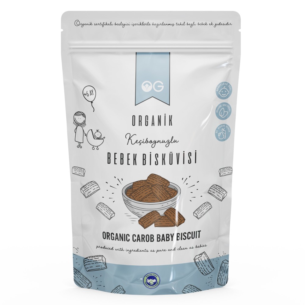 Nisa Organik 150 GR Organik Keçiboynuzlu Bebek Bisküvisi Paketi