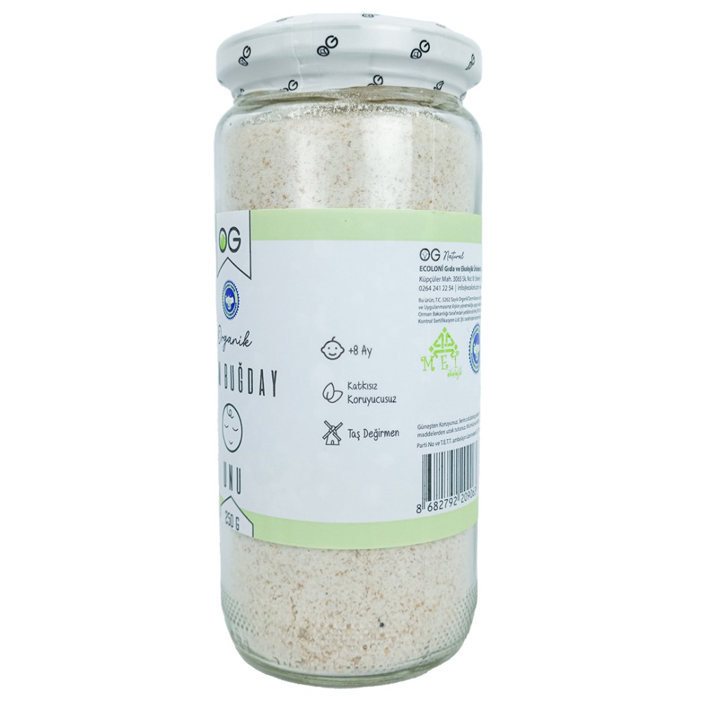 Nisa Organik 250 GR Organik Tam Buğday Unu Paketi