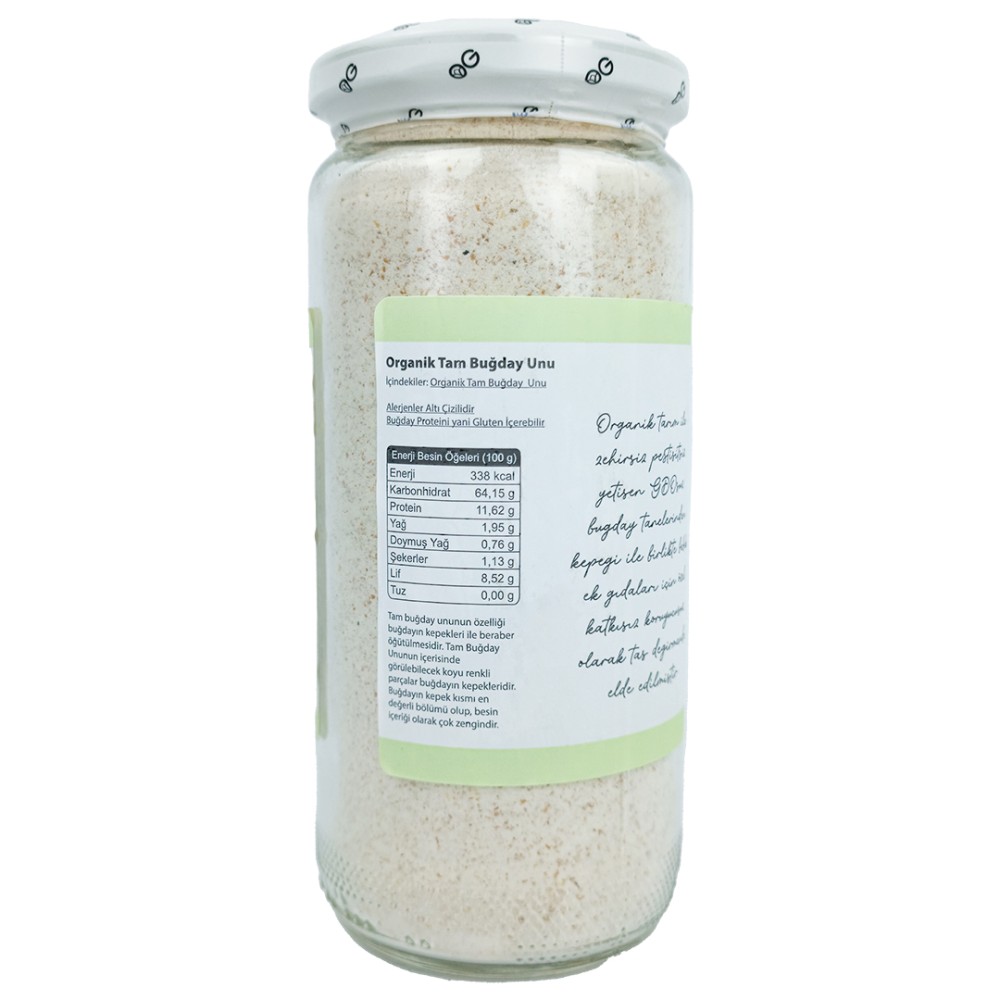 Nisa Organik 250 GR Organik Tam Buğday Unu Paketi