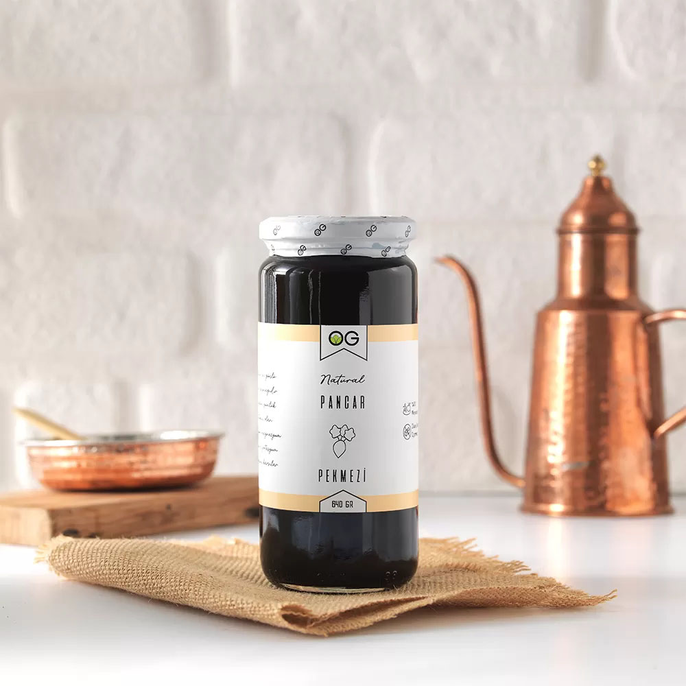 Nisa Organik 640 GR Pancar Pekmezi Cam Kavanoz