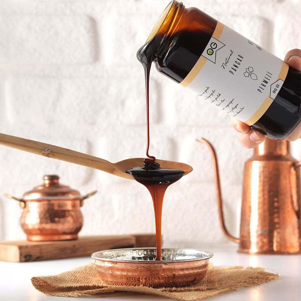 Nisa Organik 640 GR Pancar Pekmezi Cam Kavanoz