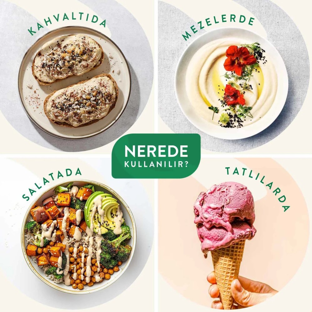 Wefood 300 GR Organik Yerli Susam Tahini Kavanozu