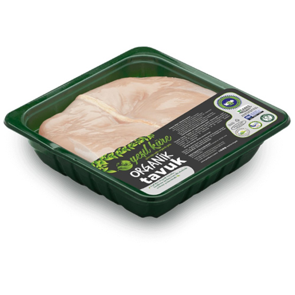 Yeşilküre Organik Tavuk Bonfile (Göğüs Eti) Hijyenik Paket